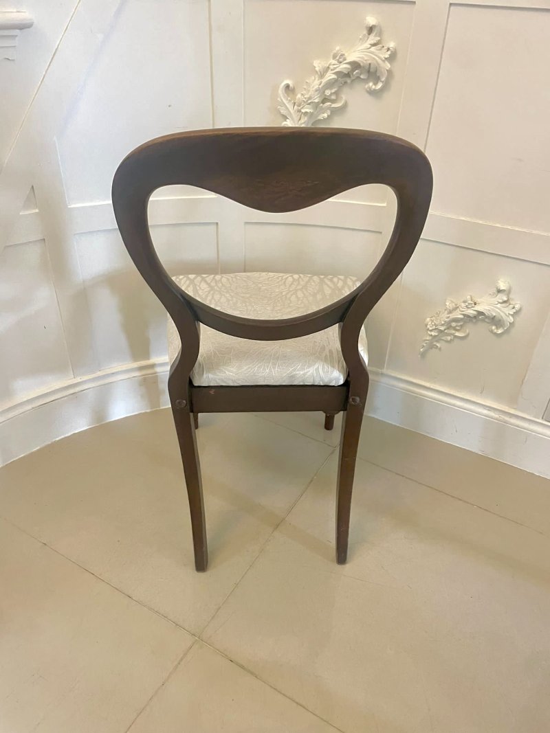 Pair of Antique Victorian Quality Mahogany Side Chairs - Image 6